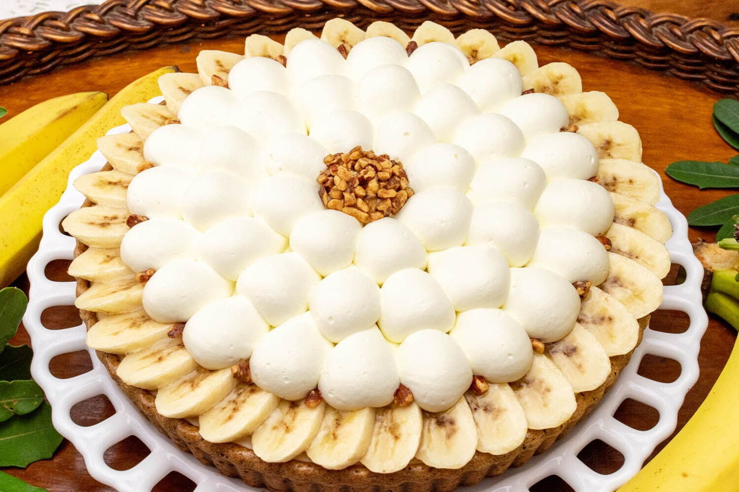 キル フェ ボン青山店限定「バナナのショートケーキタルト