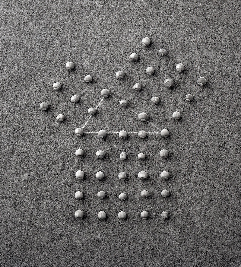 メル・ボックナー 《セオリー・オブ・スカルプチャー(ピタゴラスの定理についての黙想)》 1972年 国立国際美術館蔵
© Mel Bochner