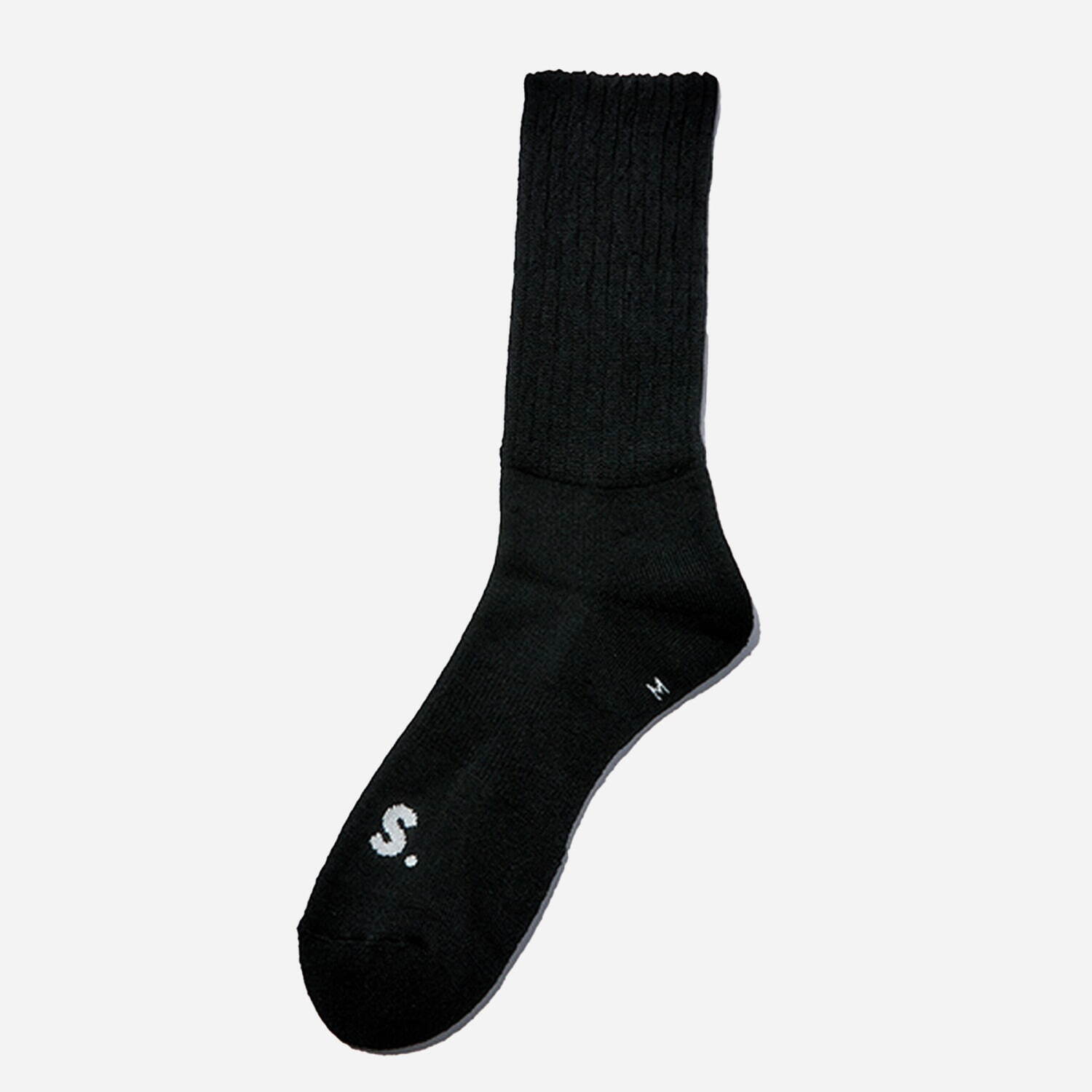 ソフネット×シックストックスのコラボ靴下、“S.”ロゴ入りブラック＆ホワイトの2色｜写真4