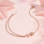 カナル 4℃“桜色”の新作ジュエリー、ピンクゴールド×ローズクォーツのネックレスやピアス｜写真10