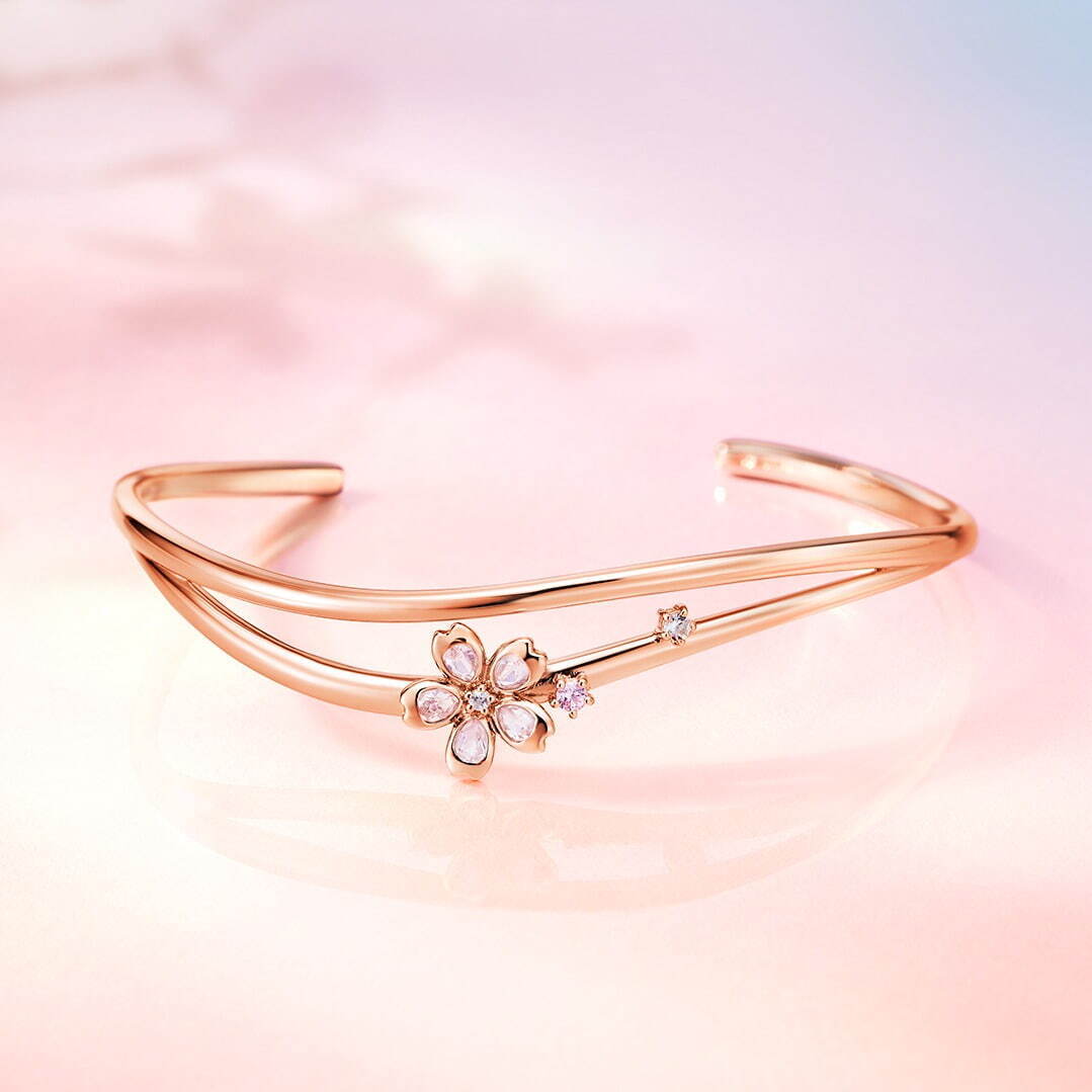 SV(PGc) Bangle/Rose Quartz/Synthetic Sapphire/Topaz 26,400円