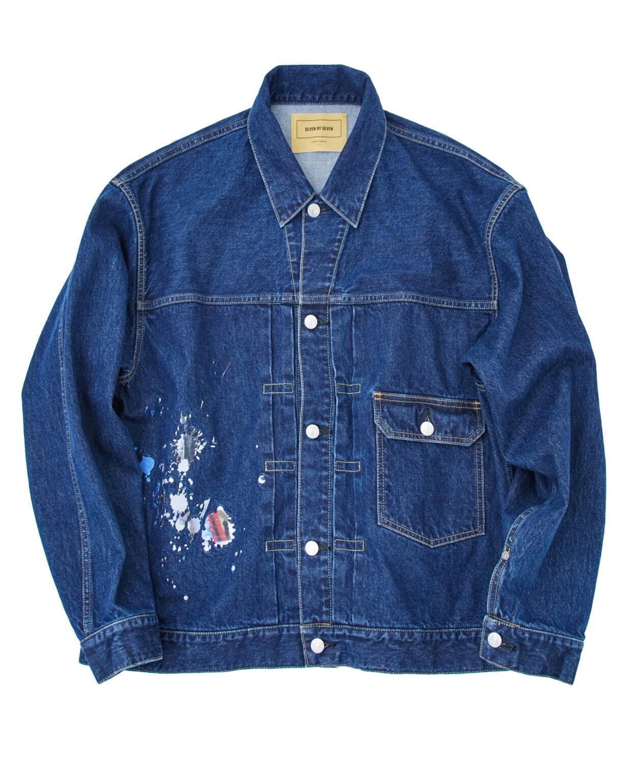 〈セブン バイ セブン〉EX.PAINT DENIM JACKET 50,600円