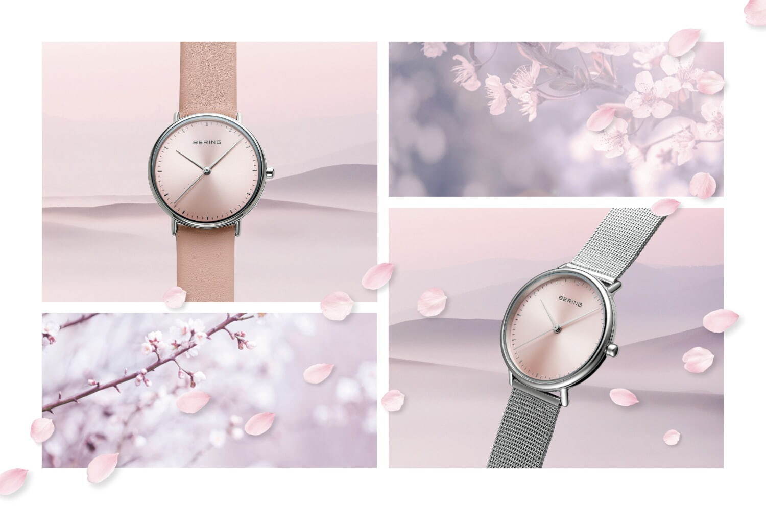 ベーリングから桜モチーフの限定腕時計、デンマークの名所に咲く桜を表現｜写真1