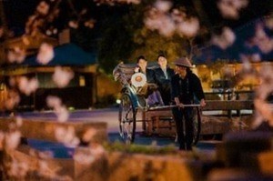 星野リゾートの温泉旅館「界 玉造」“夜桜巡り人力車”400本の桜を人力車で鑑賞、温泉湯たんぽと共に｜写真1