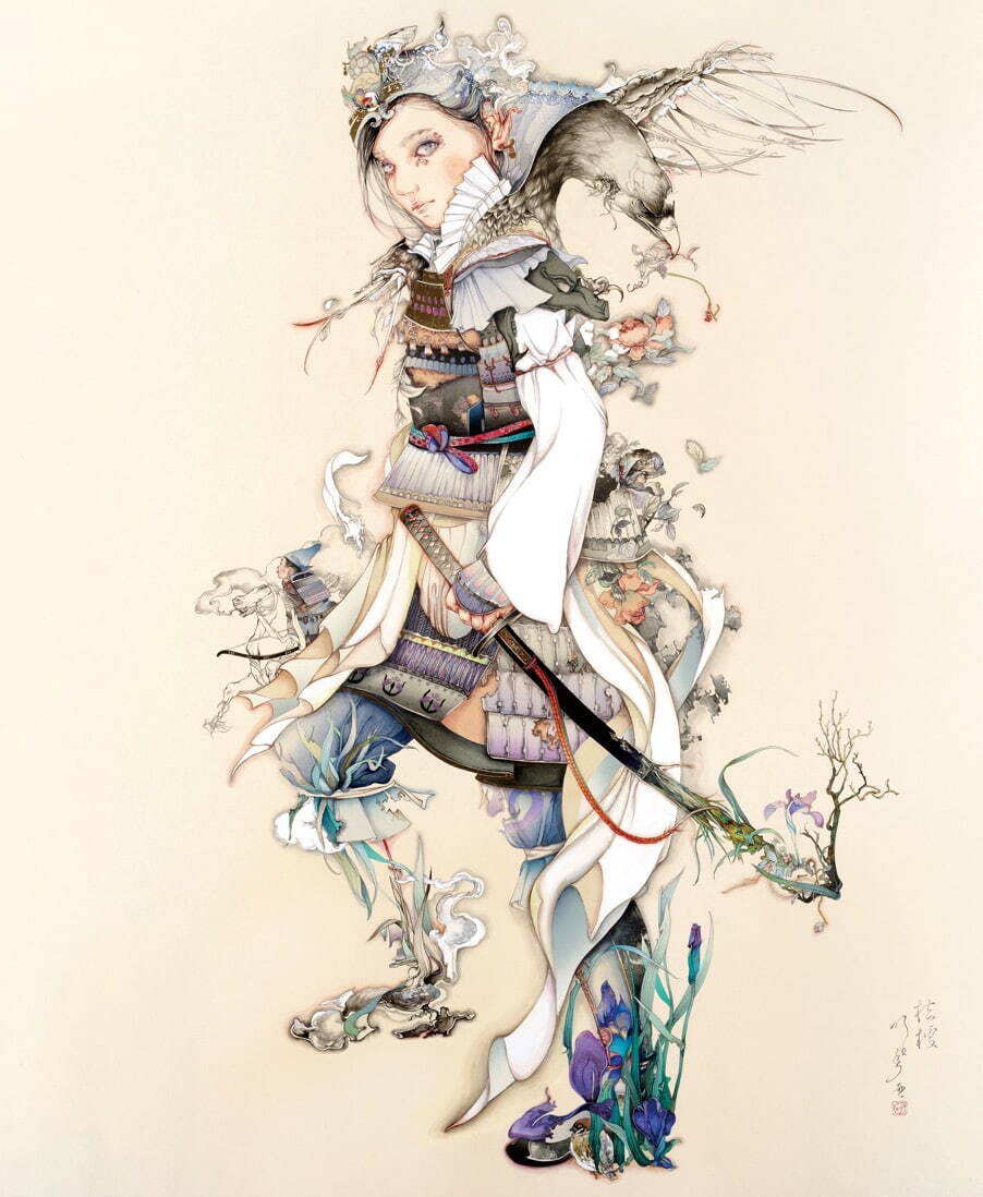 版画家・入江明日香の個展が松坂屋美術館で - 代表作が一堂に、日本の暦をテーマとした新作も初公開｜写真1