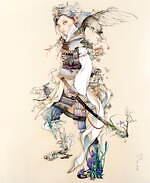 版画家・入江明日香の個展が松坂屋美術館で - 代表作が一堂に、日本の暦をテーマとした新作も初公開｜写真1