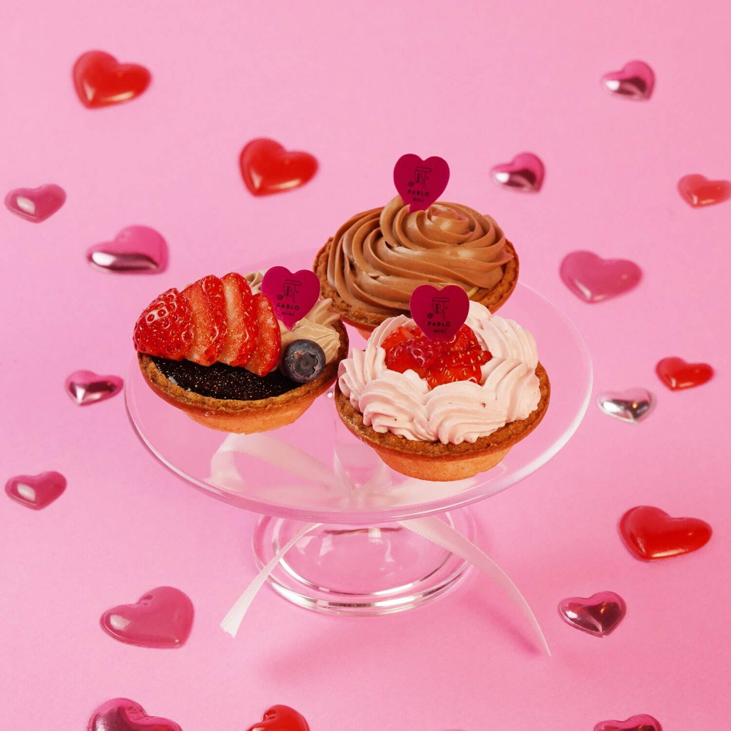 パブロのバレンタイン限定ミニタルトセット、濃厚ショコラ＆贅沢いちごなど3種｜写真3
