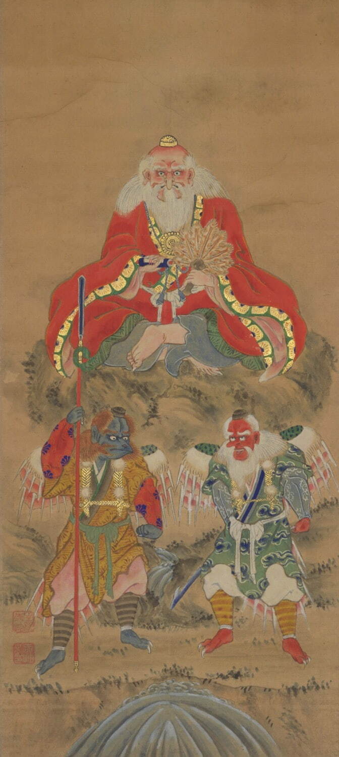 《天狗像 》 江戸時代後期〜明治時代 大阪歴史博物館蔵(中尾堅一郎氏寄贈)