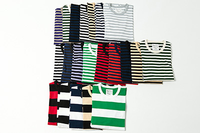 アニエスベーがアダム エ ロペ、ビオトープと特別コラボ - 定番カットソーの別注アイテム発売