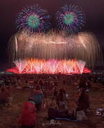 「三陸花火大会2023」岩手県陸前高田で開催、日本屈指の花火師集団が15,000発以上を打ち上げ｜写真14