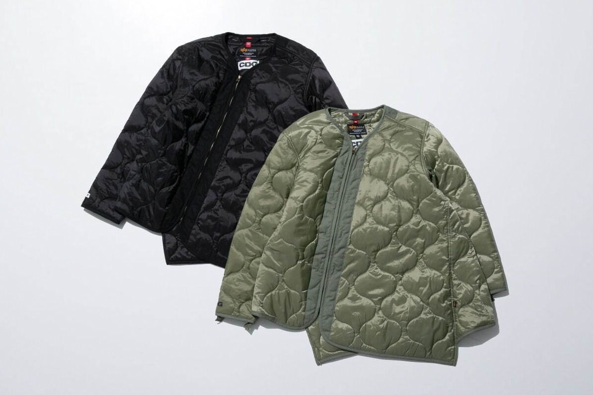 CdG x ALPHA INDUSTRIES ライナージャケット M