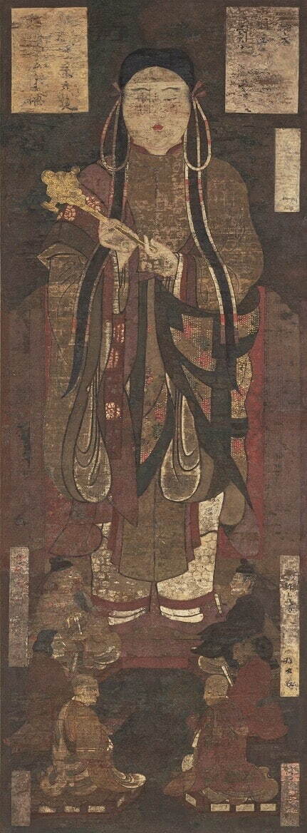 《聖徳太子童形像・六随臣像》 室町時代 岐阜・浄源寺