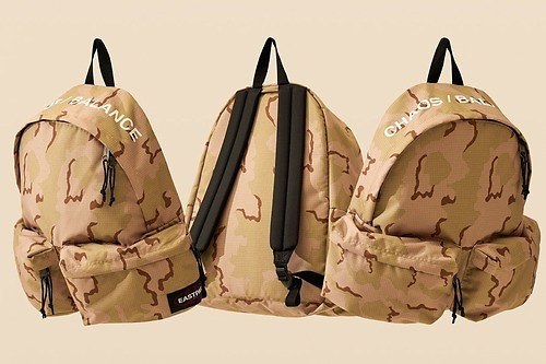 アンダーカバー×イーストパックのコラボバッグ、ビッグポケット付きカモ柄バックパックやショルダー