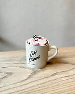 カフェ キツネのバレンタイン、“ハート形マシュマロ”入りホットチョコやキツネ型サブレ｜写真2