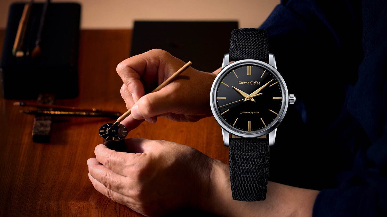 グランドセイコーから特別な黒漆で初代モデルを再現した限定腕時計、セイコー腕時計110周年記念｜写真7