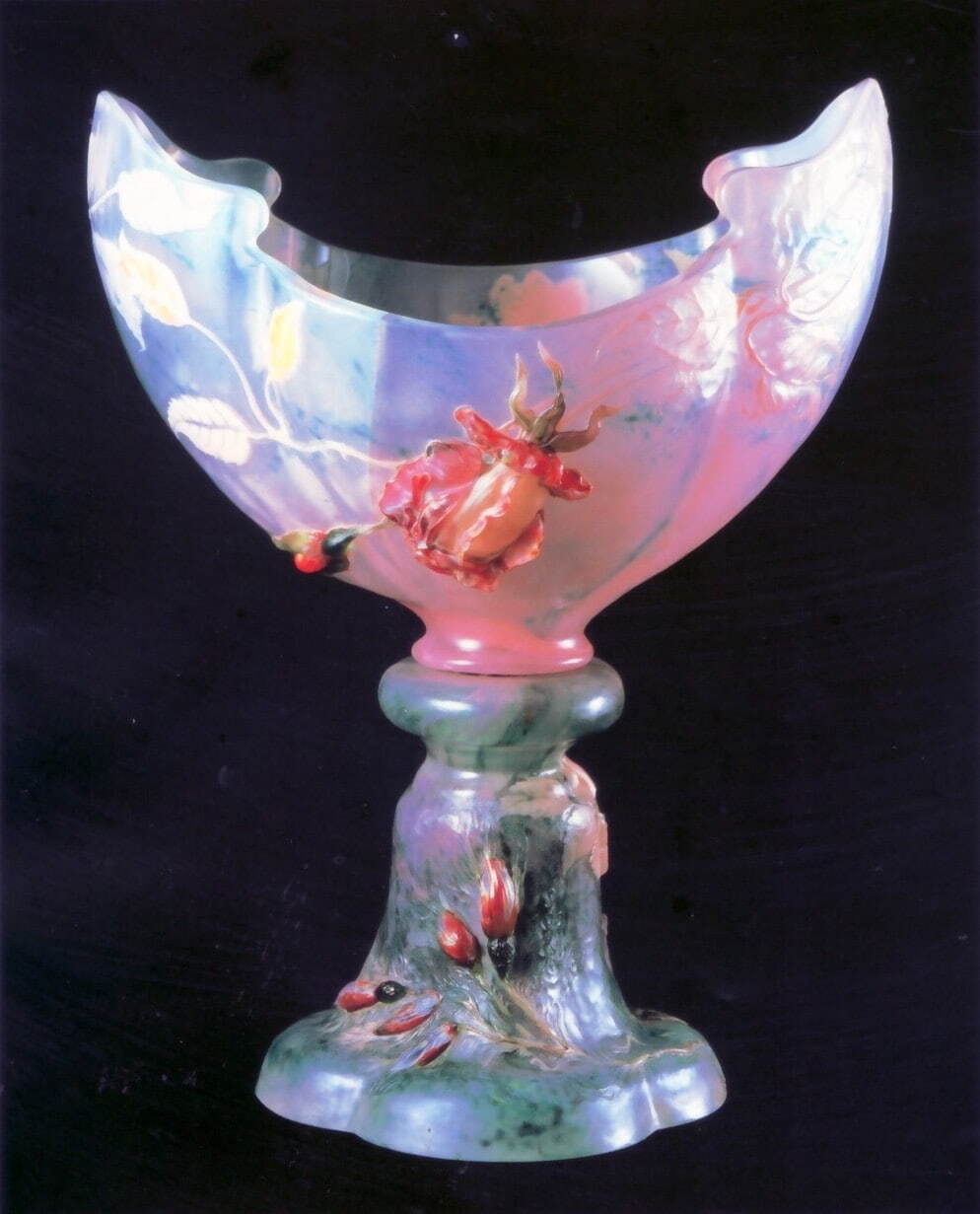展覧会「エミール・ガレとドーム兄弟」東京で - ガレの名作《フランスの薔薇》など、ガラス工芸約90点｜写真1