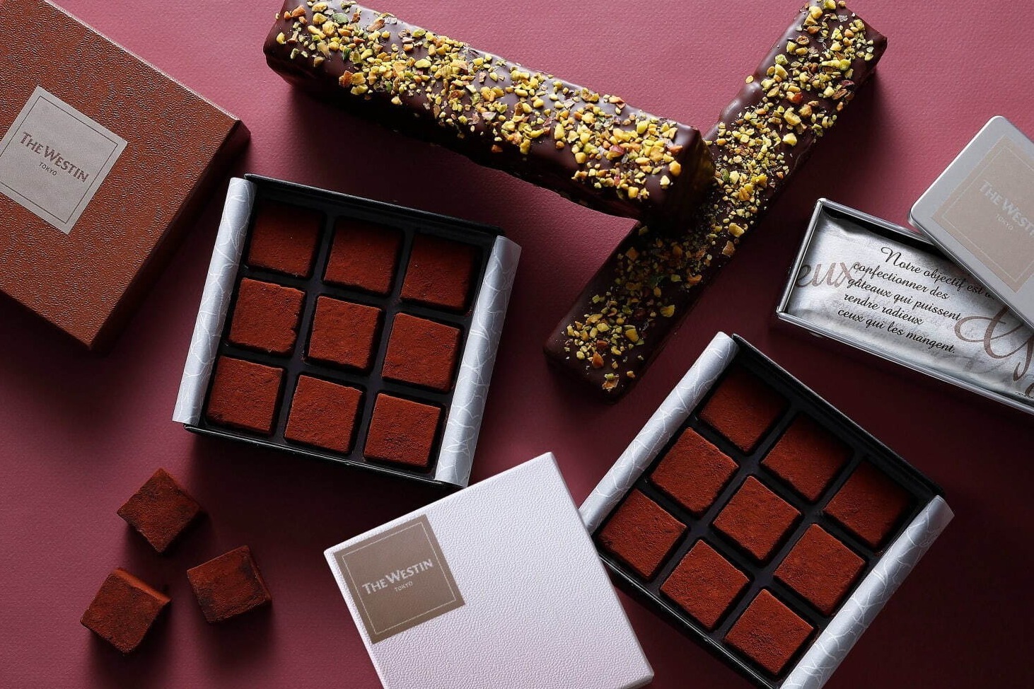 ブラウニー(ケーキ)｜ウェスティンホテル東京のバレンタイン、“芳醇アールグレイ香る”生チョコ＆濃厚ブラウニー