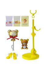 リラックマ×リカちゃんのコラボドール、耳型カチューシャ＆ツインのおだんごヘア｜写真5