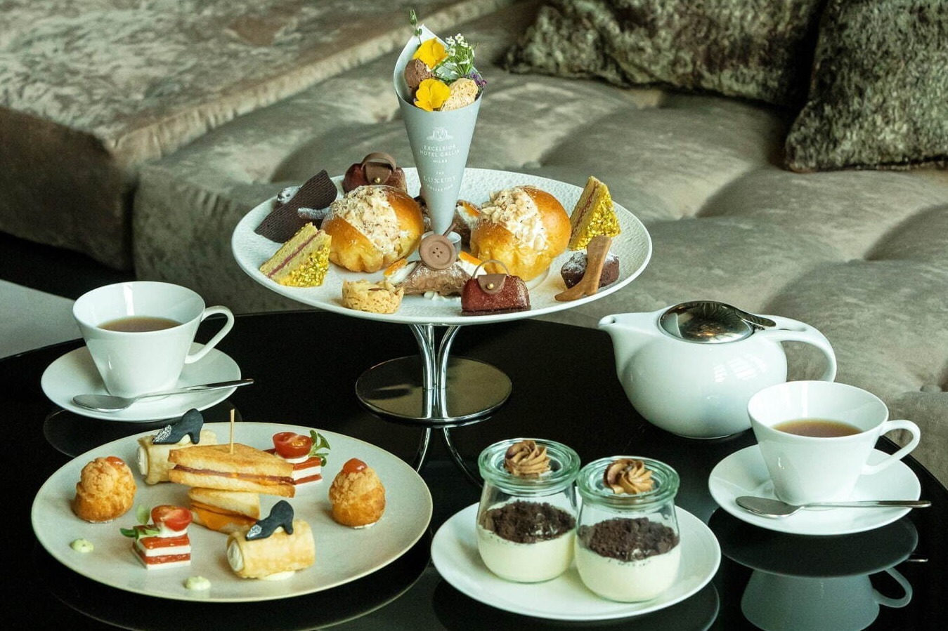 マリトッツォ｜ミラノ“ファッションウィーク”着想のアフタヌーンティー、ザ・プリンスギャラリー 東京紀尾井町で