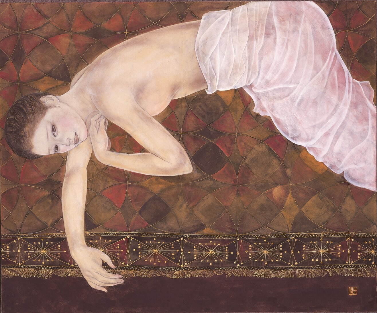 石本正 《艶》 1995年 浜田市立石正美術館蔵