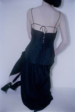 マメ クロゴウチ(Mame Kurogouchi) 2023年プレフォールウィメンズコレクション  - 写真14