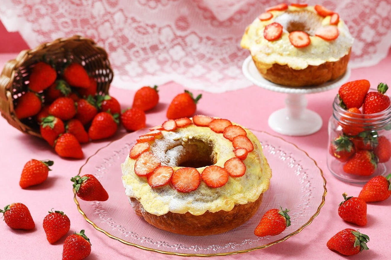 甘酸っぱい「あまおう」たっぷりの春限定チョコリング、ハートブレッドアンティークで