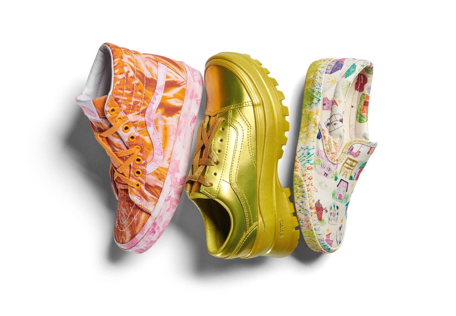 VANS“蝶モチーフ”や“メタリックカラー”のスニーカー、コリーナ