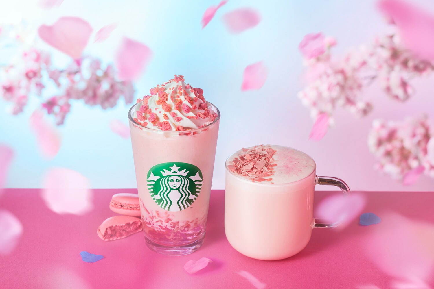 スターバックス(Starbucks Coffee) さくら 咲くサク フラペチーノ｜写真1