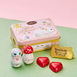 カファレルの春限定チョコレート缶、うさぎを描いたパステルカラー缶＆サーカステント型BOX｜写真2