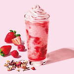 スターバックス ティー & カフェ、ラズベリー＆さくらアリュールのティーフラペチーノ｜写真1