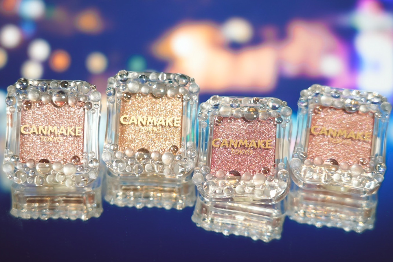 キャンメイク23年春コスメ、“まるで夜景”きらきらアイシャドウ＆2色入りプロ級アイブロウ