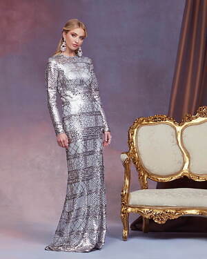 タダシ ショージ(TADASHI SHOJI) 2023-24年秋冬ウィメンズコレクション  - 写真29