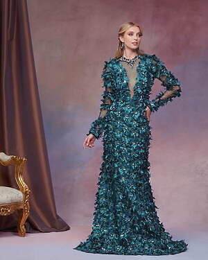 タダシ ショージ(TADASHI SHOJI) 2023-24年秋冬ウィメンズコレクション  - 写真40