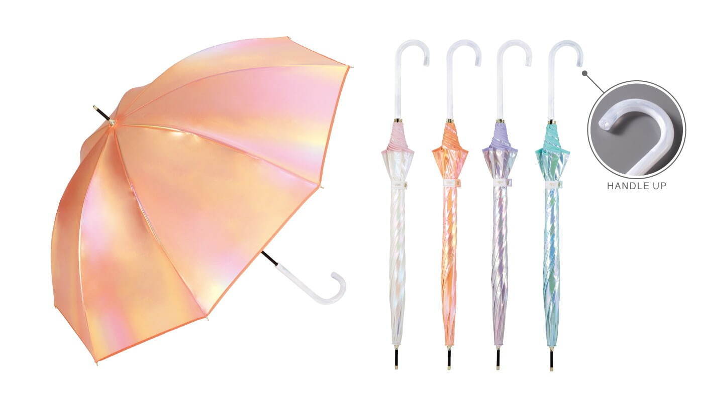 Wpc.“パールのように輝く”新作雨傘、ロマンティックな光沢生地＆大理石風のハンドル｜写真8