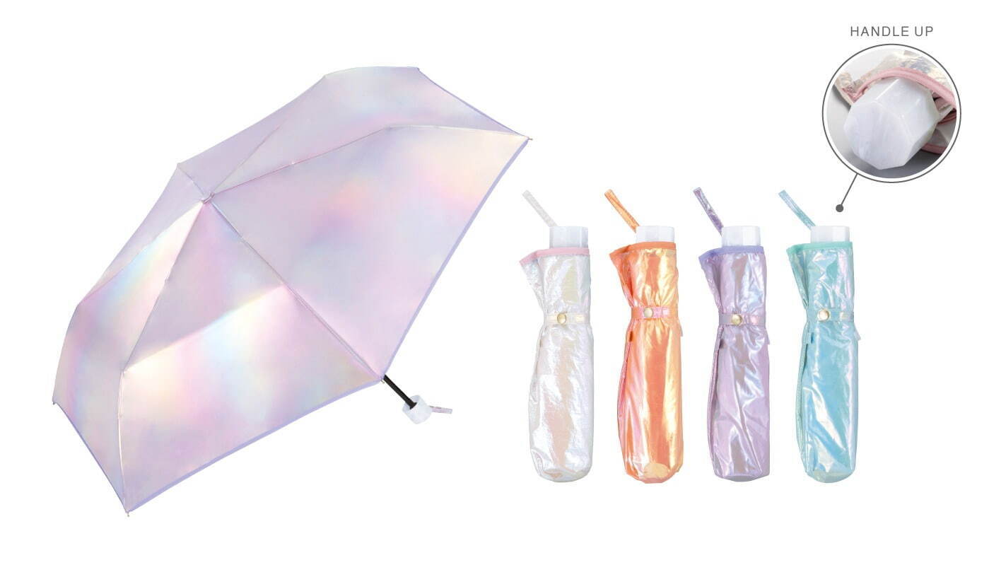 Wpc.“パールのように輝く”新作雨傘、ロマンティックな光沢生地＆大理石風のハンドル｜写真9