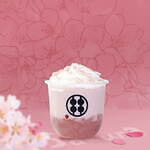 甘味処鎌倉(Kanmidokorokamakura) 桜ラテわらびもちドリンク｜写真1