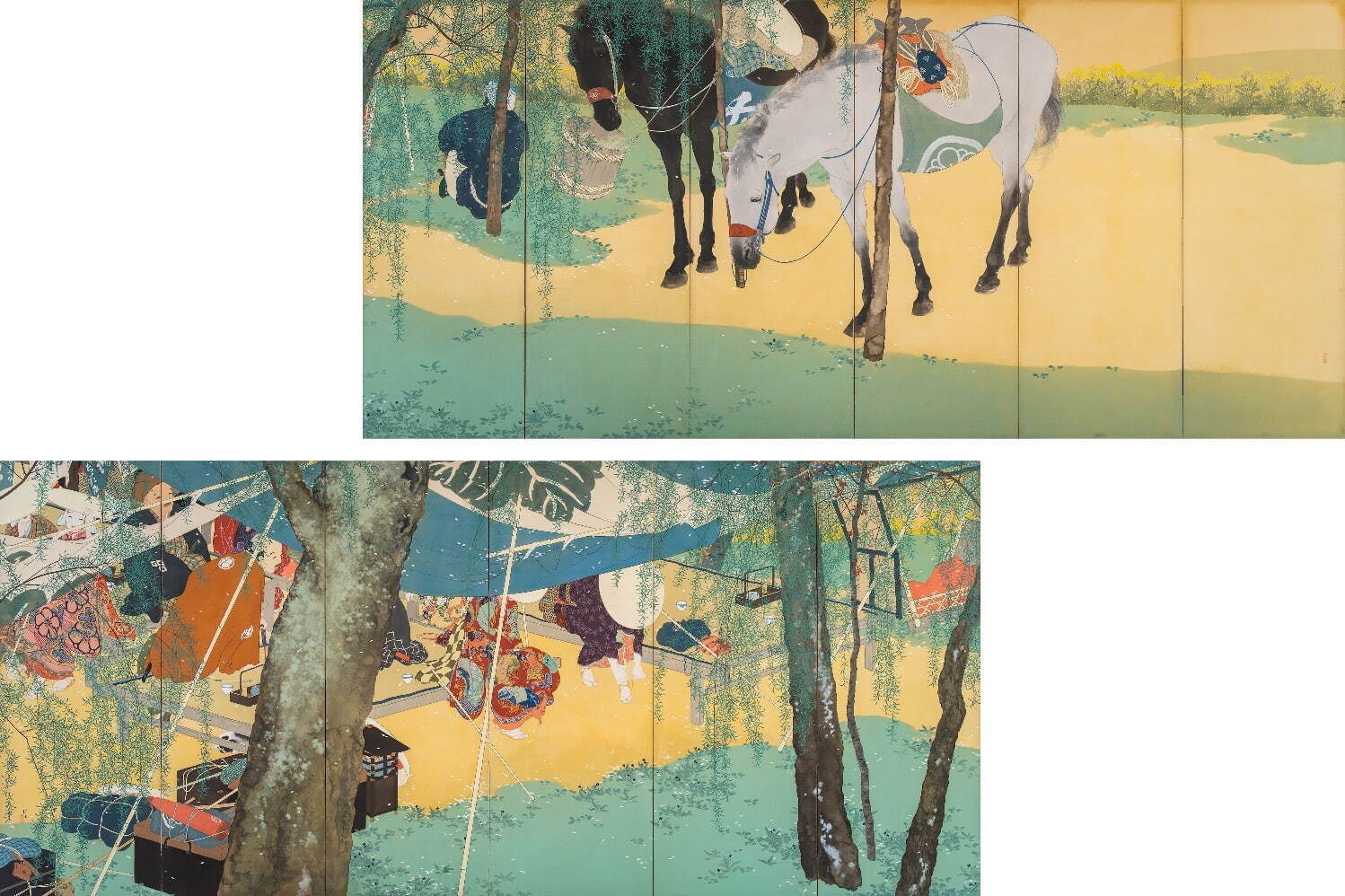 木島櫻谷 《駅路之春》 1913年(大正2年)　福田美術館
［通期展示］