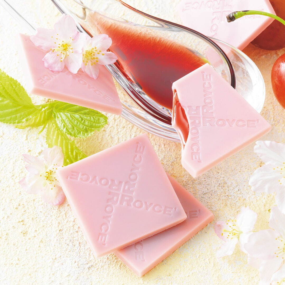 ロイズの桜スイーツ、“桜×チーズ”生チョコレートやドライチェリー＆アーモンドたっぷりの板チョコ｜写真6