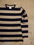 ts(s) "Border Striped Cotton*Linen Long Sleeve T-Shirt" 3