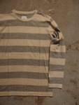 ts(s) "Border Striped Cotton*Linen Long Sleeve T-Shirt" 2