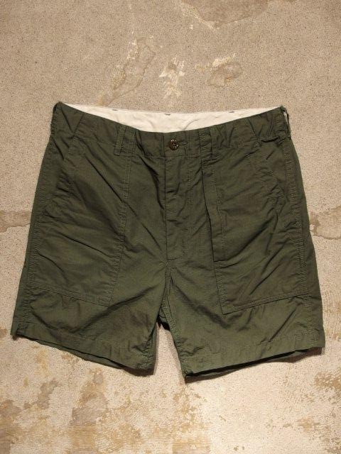 Engineered Garments "Fatigue Short - Cotton Ripstop/Olive" 1