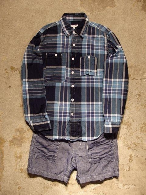 Engineered Garments "Fatigue Short - Dungaree Cloth" - 画像4枚目