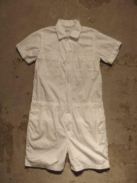 FWK by Engineered Garments "Combi Suit-Pima Poplin/White" - 画像1枚目