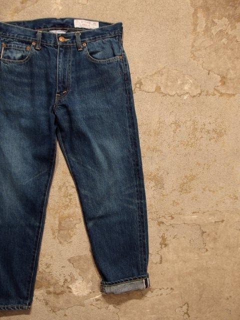 AMERICANA "Cropped Jeans - Used Wash/Indigo" - 画像1枚目