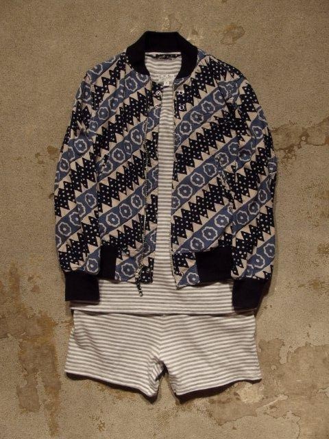 FWK by Engineered Garments"Aviator Jacket-Batik Diagonal St" - 画像5枚目