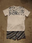 Engineered Garments "Printed Cross Crew Neck T-Shirt" 4