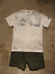 Engineered Garments "Printed Cross Crew Neck T-Shirt" 3