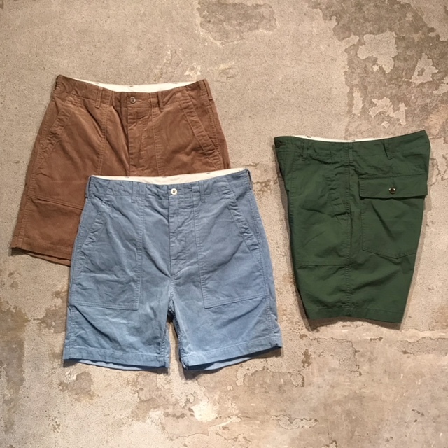 エンジニアドガーメンツ　総柄ショートパンツ Lサイズ USA製”エンジニアードガーメンツ 碇 アンカー 総柄 ショート