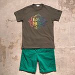 EG×SUNRISE MARKET別注T-Shirt"LOVE&MUSIC/Olive" 2