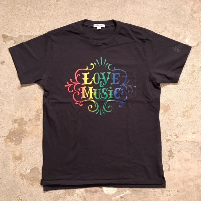 EG×SUNRISE MARKET別注T-Shirt"LOVE&MUSIC/Dk.Navy" 1